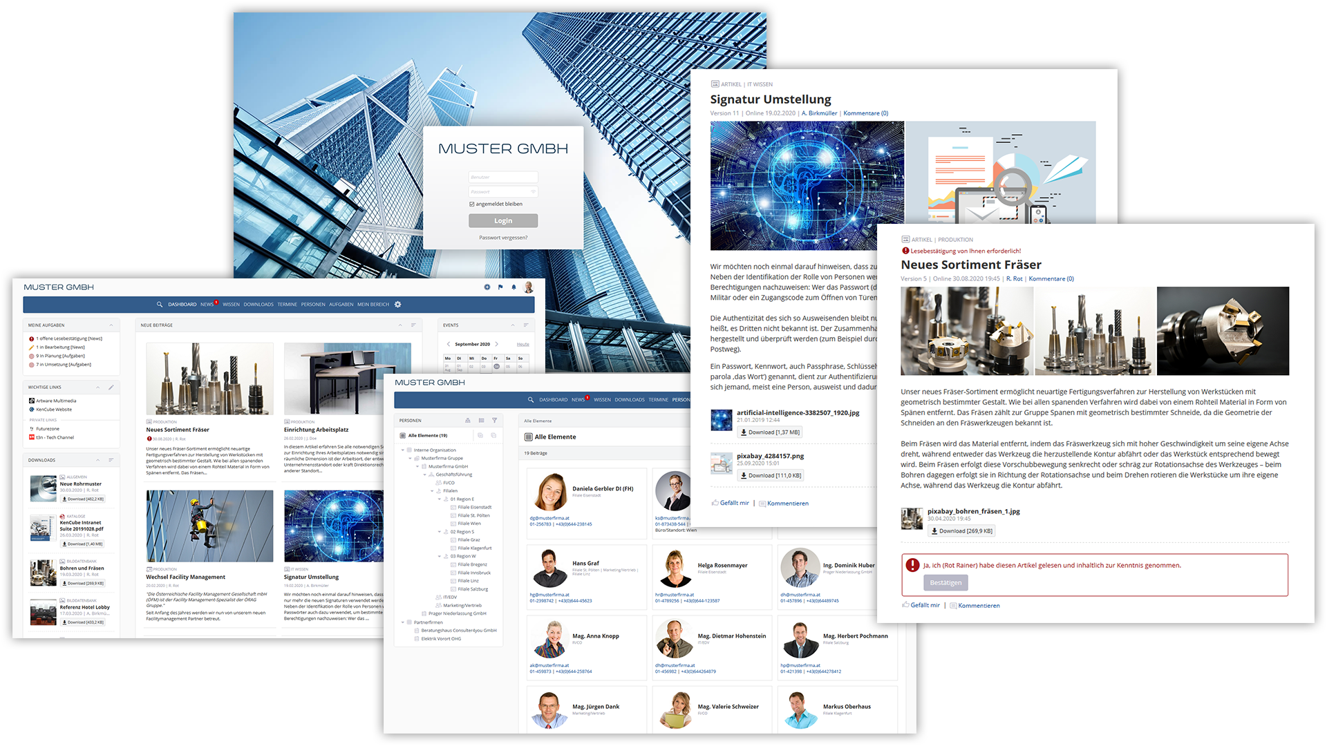 Kencube Wiki Intranet Ubersicht Funktionalitaten