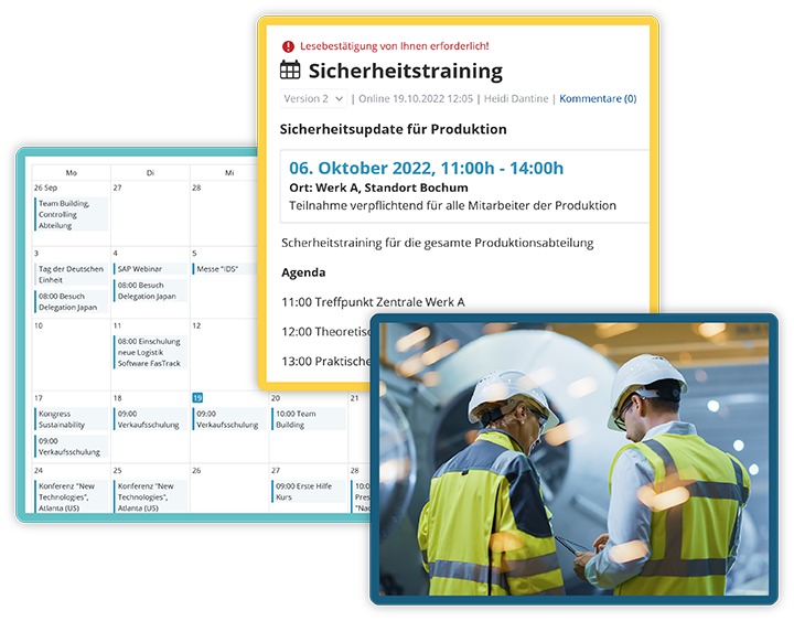 Einfache Anmeldung zu Terminen
