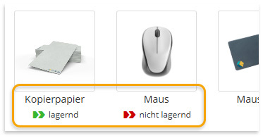 Lagerstände im Shop