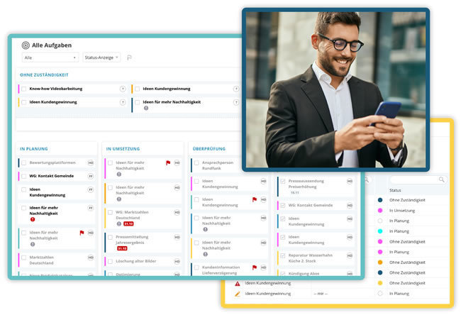 Task- und Aufgabenmanagement in KenCube