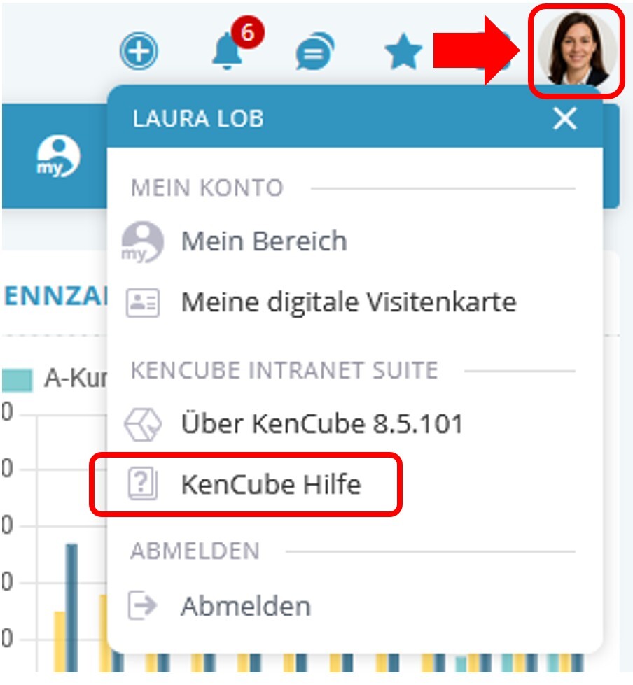 Neuer Weg zum Hilfe-Bereich