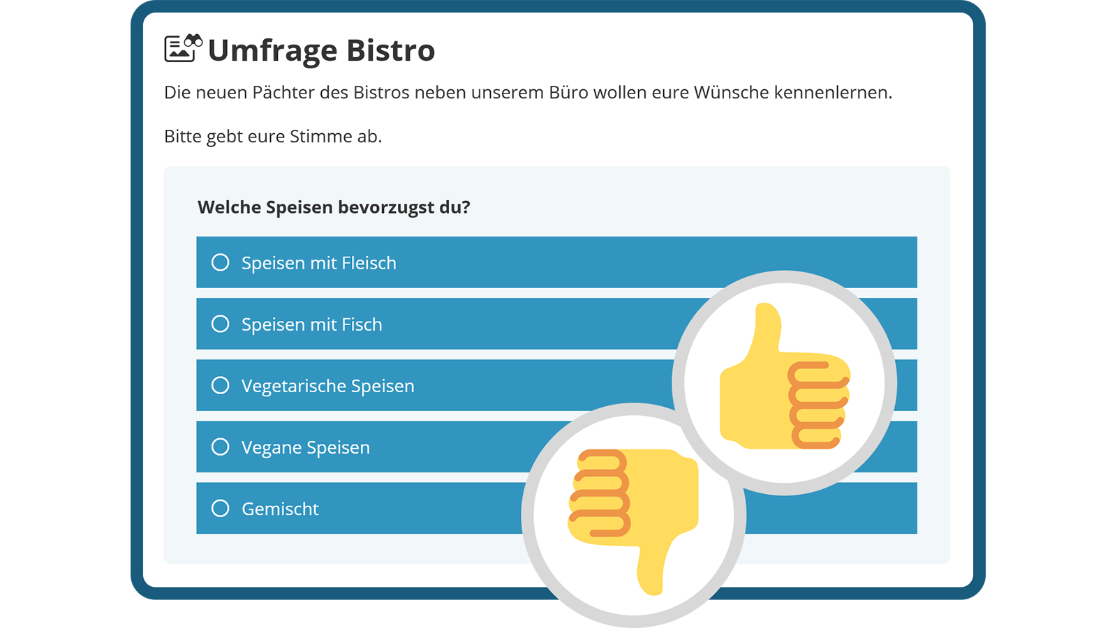 Meinungen schnell und einfach einholen