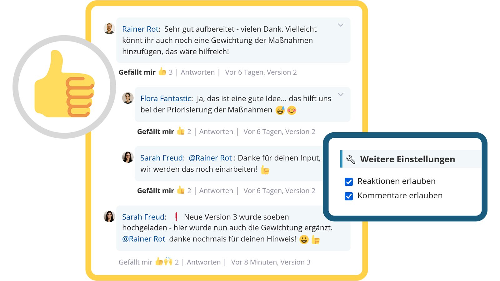 Austausch fördern und wertvolles Feedback einholen