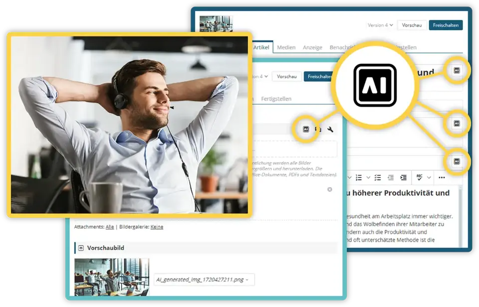 KI-Werkzeuge unterstützen die Redaktion bei der Content-Erstellung
