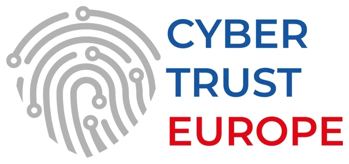 Cyber Trust Europe Label in Silber